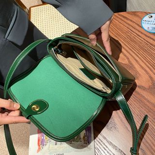Thời Trang Retro Lớp Đầu Tiên Da Bò Túi Vuông Nhỏ Nữ Túi Đeo Vai Da Thật Túi Đeo Ngang