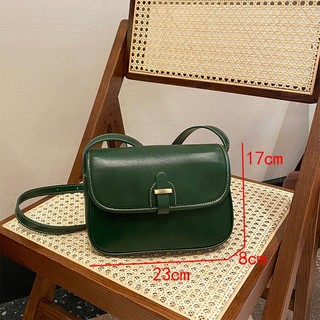 Thời Trang Retro Lớp Đầu Tiên Da Bò Túi Vuông Nhỏ Nữ Túi Đeo Vai Da Thật Túi Đeo Ngang