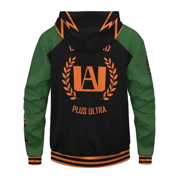 Áo hoodie My Hero Academia Áo len anime áo khoác in kỹ thuật số