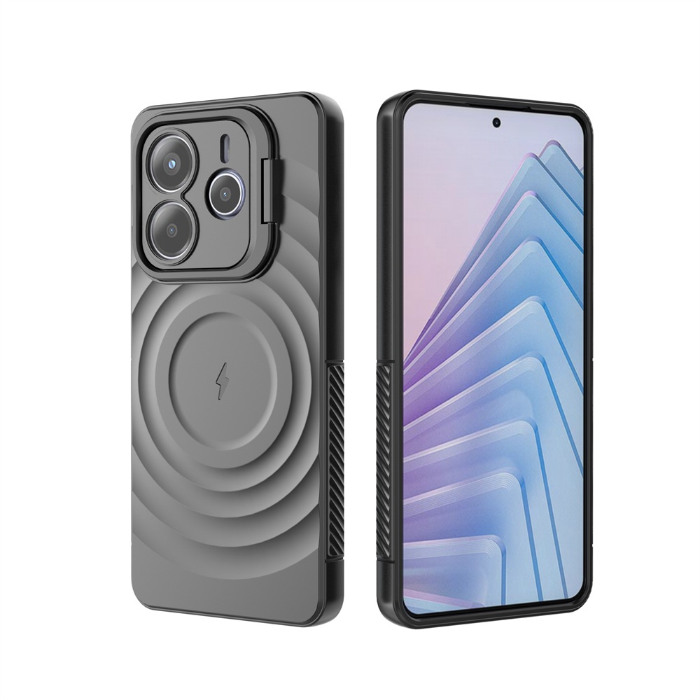 Từ Tính Có Chân Đế Hút Chống Rơi Ốp Lưng Điện Thoại Xiaomi Redmi Note 14 Note14 5G Vỏ Chống Sốc