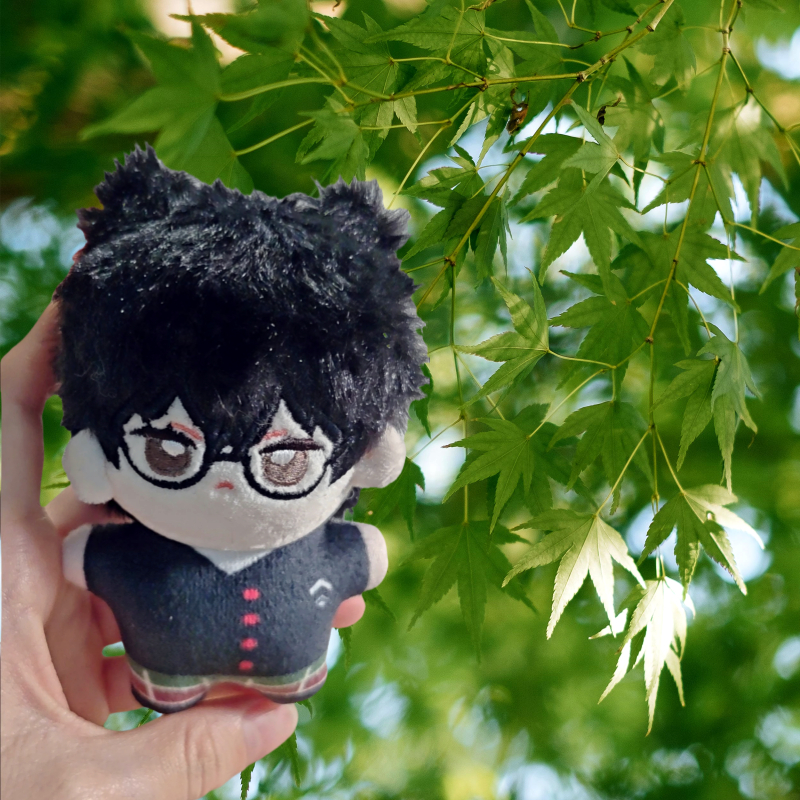 Persona 5 Búp Bê Sang Trọng 10CM Ren Amamiya & Goro Akechi Móc Khóa - Đồ Chơi Mềm Dễ Thương