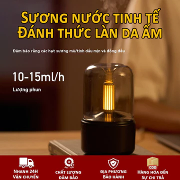 Phong cách nến cổ điển Máy khuếch tán tinh dầu trang trí phòng đẹp Dung tích 120ml Bảo hành 12 tháng Xịt phun sương Máy khuếch tán tinh dầu Máy khuếch tán tinh dầu có thể
