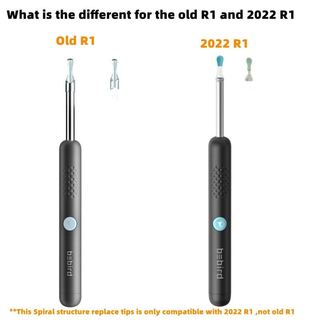 Bebird R1 R3 T15 X0 X1 X3 T15 D3 X17 Pro Chính Hãng Tai Dính Earpick Chăm Sóc Sức Khỏe ear Cleaner 4 Chiếc Thay Thế Đầu Phụ Kiện Dụng Cụ Chọn Tai PC