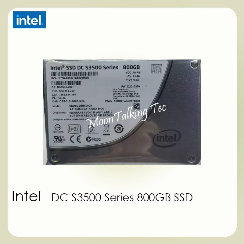 Intel DC S3500 800 GB SSD 6 Gb/s 2,5 SATA III SSDSC2BB800G4 unità a
