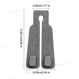 Móc Dụng Cụ Ô Tô Móc Kim Loại Móc Treo Ghế Ô Tô Lưng Móc Đôi Ghế Sau Móc Da Lộn Móc Cho Xe Ô Tô