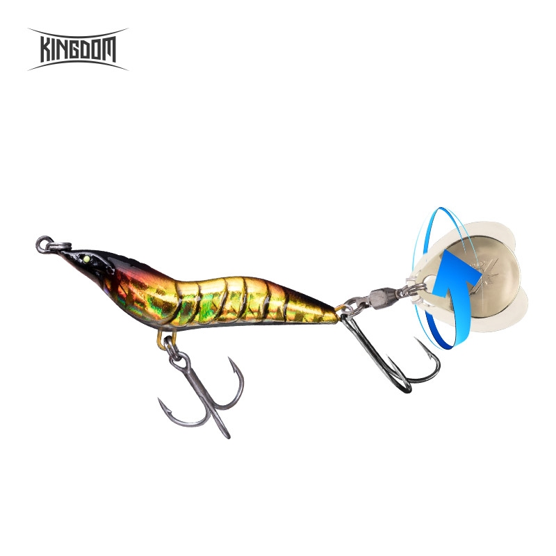 Ảnh Mồi Câu Cá Giả Kingdom Bằng Kim Loại Cứng Thiết Kế Muỗng Xoay 8.5g 35mm 14g 40mm 21g 46mm 28g 56mm 3