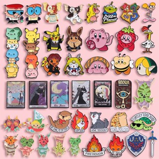 50 kiểu ngoại vi Anime, Trâm cài men Pokemon, Thiết bị ngoại vi trò chơi Yoda cho bé, Huy hiệu ba lô Zelda, Huy hiệu kim loại Kirby Puppy