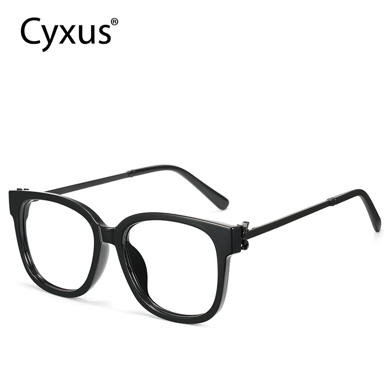 Cyxus Kính Chống Ánh Sáng Xanh Phong Cách Hàn Quốc Gọng Tròn TR90 Bảo Vệ Mắt Máy Tính Chống Tia UV 8234