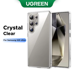 Ốp bảo vệ điện thoại UGREEN Crystal Clear Bảo vệ chống rơi cấp quân sự cho Samsung Galaxy S25 Ultra
