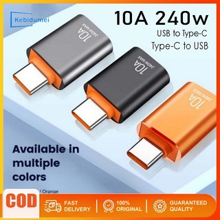 Kebidumei USB3.0 sang Type-C Adapter Đầu Nối Sạc Nhanh Loại C Nam sang USB Nữ Chuyển ĐổiOTG Cho Laptop PC