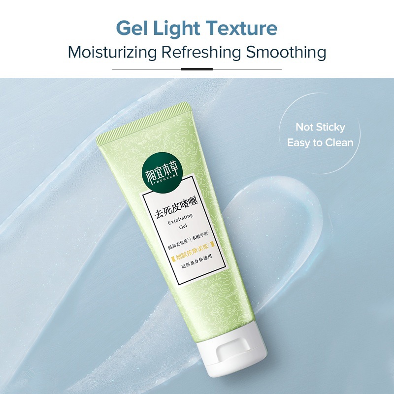 Ảnh Gel tẩy tế bào chết INOHERB làm dịu da nhẹ nhàng 68g 4