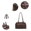 Flirra Bag Túi đựng bowling cầm tay bằng da PU dung tích lớn, túi đeo vai thời trang và tinh tế