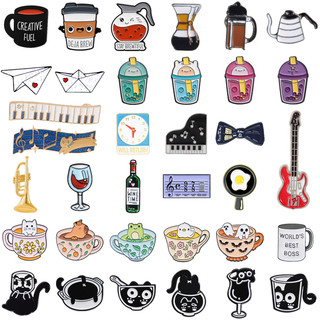 Bộ 50 Nội Thất Men Trâm Cài Cốc Sofa Piano Âm Nhạc Ve Áo Pin Lưu Niệm Ba Lô Huy Hiệu Quà Tặng Cho Bạn Bè