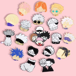 20 Phong Cách "Jujutsu Kaisen" Men Trâm Cài Nhân Vật Anime Ba Lô Huy Hiệu Lưu Niệm Huy Hiệu Kim Loại Phụ Kiện Quà Tặng Cho Bạn Bè