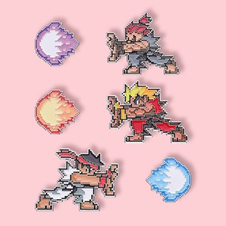 Ghim Cài Áo Hình Nhân Vật Trong Game Street Fighter Độc Đáo