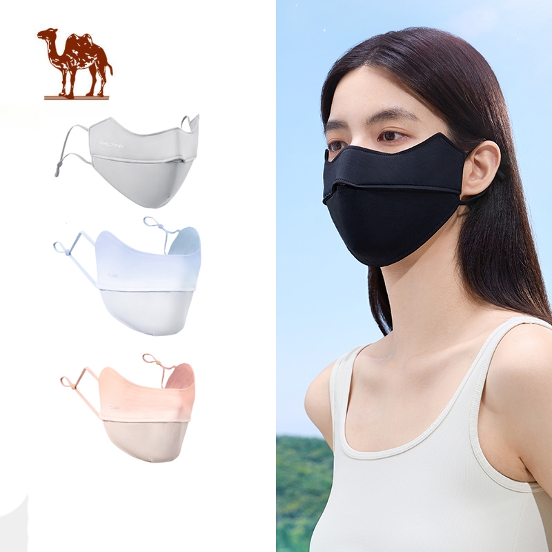 Ảnh Mặt nạ chống nắng CAMEL CROWN dành cho nữ Mặt nạ chống tia cực tím ngoài trời 3D che nắng thoáng khí 1