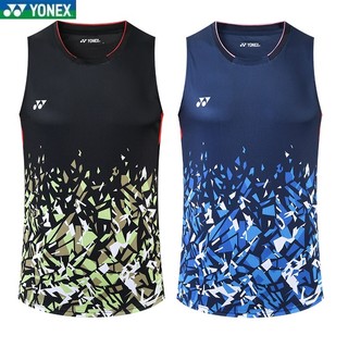 Áo sơ mi cầu lông YONEX 2025 mới dành cho nam và nữ, áo vest không tay thoáng khí và thoải mái, áo thể thao chuyên nghiệp tập luyện bóng rổ