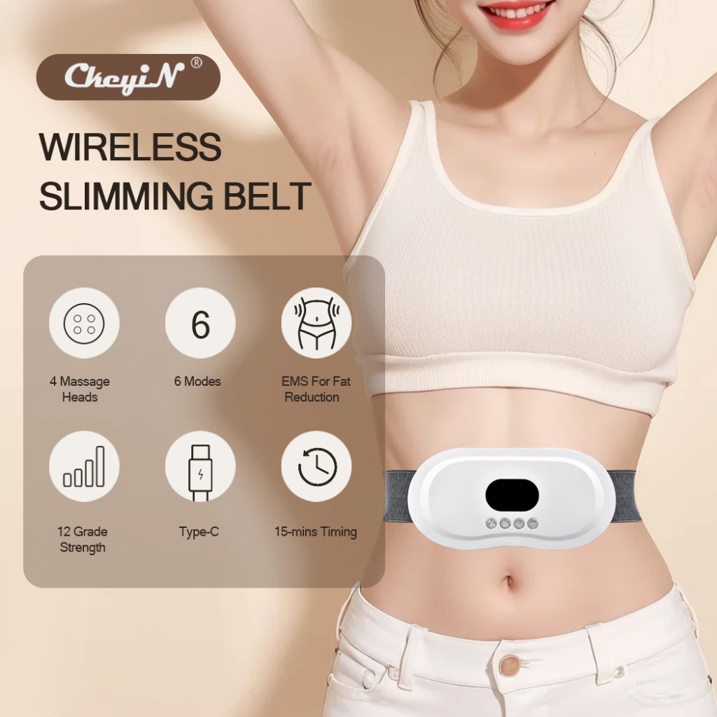 Ảnh CkeyiN EMS Máy Massage giảm mỡ bụng - Máy rung giảm mỡ toàn thân hiệu quả GM002 1