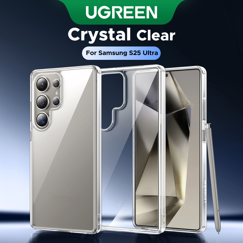 Ốp lưng bảo vệ điện thoại UGREEN Samsung Galaxy S25 Ultra / A56 Pha lê trong suốt Bảo vệ chống rơi cấp quân sự cho Samsung Galaxy S25 Ultra