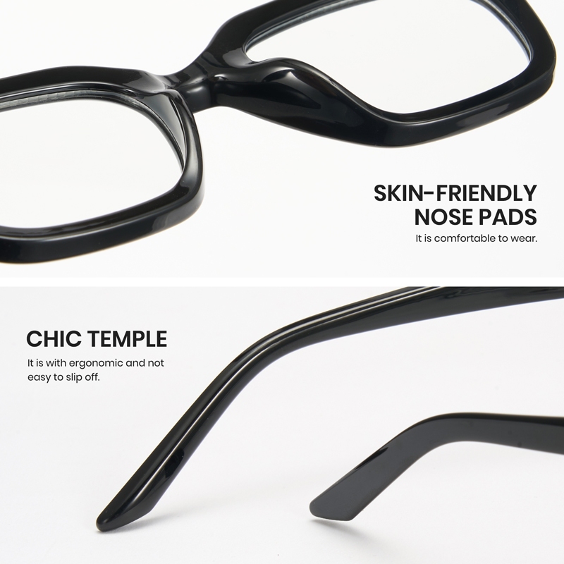 Cyxus Kính Nữ Chống Ánh Sáng Xanh Gọng Vuông Dày Chất Liệu TR90 Bảo Vệ Mắt Cho Công Việc Và Giải Trí 8237