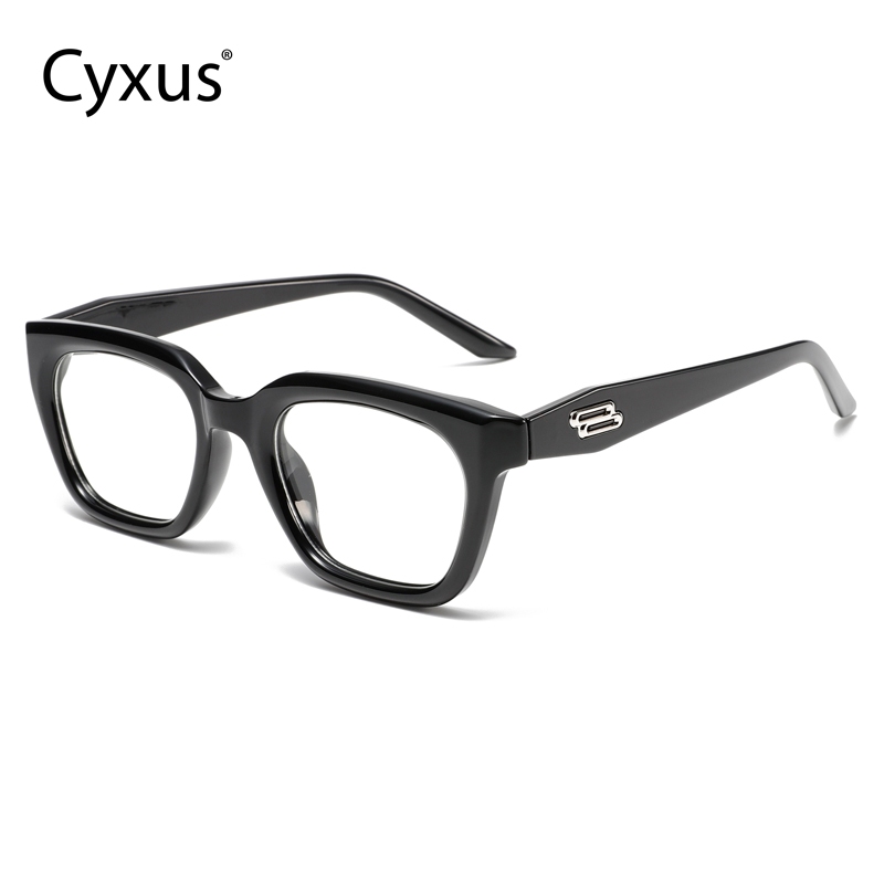 Cyxus Kính Nữ Chống Ánh Sáng Xanh Gọng Vuông Dày Chất Liệu TR90 Bảo Vệ Mắt Cho Công Việc Và Giải Trí 8237