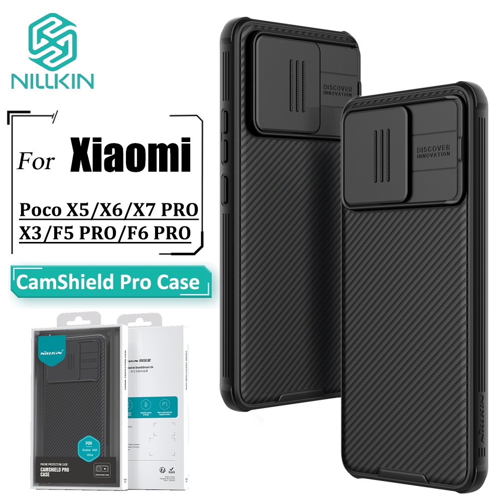 Ảnh Ốp điện thoại NILLKIN CamShield POCO X7 Pro F6 Pro X6 Pro F5 Pro M6 X3 Pro F6 Ốp điện thoại chống sốc chống vân tay 1