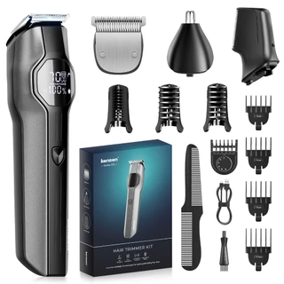Kensen Điện Máy Cạo Râu Đa Năng Tông Đơ Cắt Tóc Chuyên Nghiệp Không Dây Máy Cạo Râu Điện 4 Trong 1 Mũi Tóc Râu Lông Mày Tai Máy Cạo Râu Tông Đơ