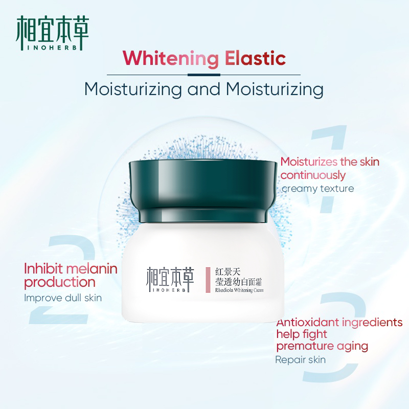Ảnh Kem dưỡng trắng sáng da INOHERB Rhodiola cấp ẩm chống oxy hóa sử dụng vào ban đêm cao cấp 2