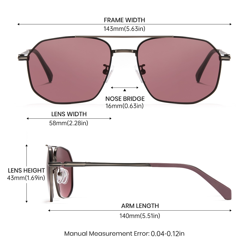 Kính râm phân cực Cyxus dành cho nữ hoặc nam giới Kính mắt bảo vệ UV400 Chống chói Lady Shades Kính lái xe 1021