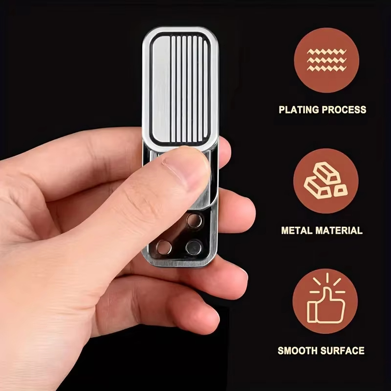 Kim Loại Thanh Trượt Kim Loại Từ Thanh Trượt Fidget Đồ Chơi Giảm Căng Thẳng Ngón Tay Huấn Luyện Linh Hoạt Đồ Chơi Di Động Cho Trẻ Em Thanh Thiếu Niên Người Lớn