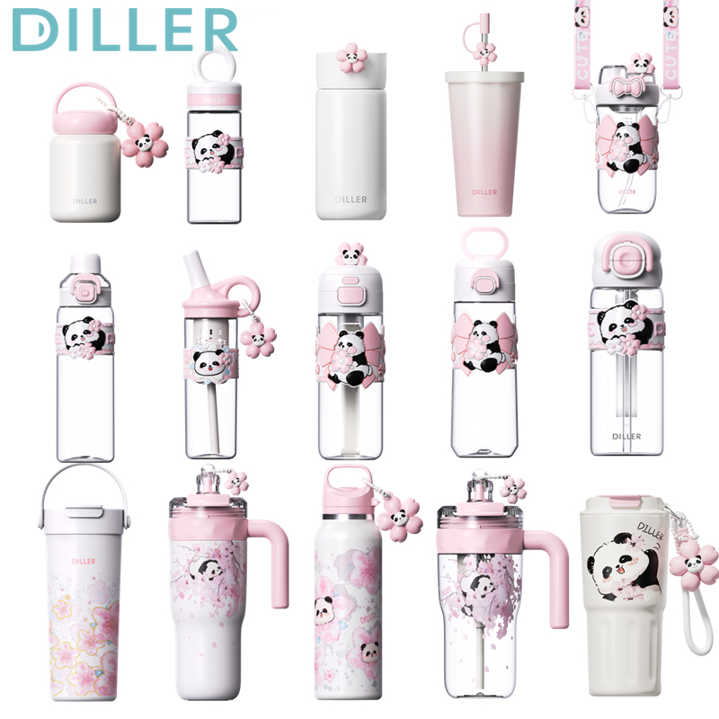 Bình giữ nhiệt chân không Diller Giữ lạnh & nóng cách nhiệt Bình nước uống bằng thép không gỉ 316 Y01