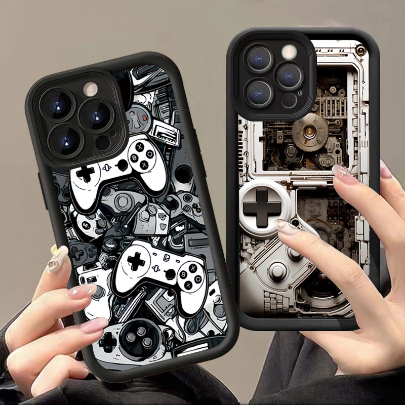 Dành Cho Redmi 14C 13C 13 12 12C 4G Redmi Note 14 13 11 12 Pro Plus 5G 12S 11S 10s 10 Pro Bộ Điều Khiển Trò Chơi Đồ Họa Silicon Mềm Chống Sốc
