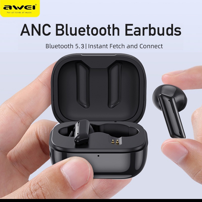 Ảnh Tai Nghe Bluetooth Awei T36 TWS mini Chống Nước IPX4 pin trâu 210H có Mic chính hãng 2