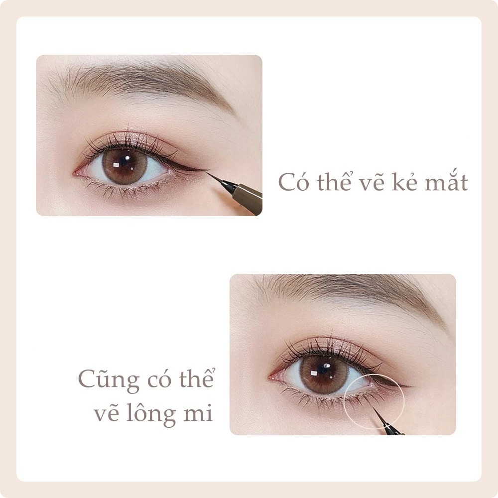 Ảnh Bút kẻ mắt dạng lỏng IMAGIC Nhanh khô Chống thấm nước 0,014mm Siêu mỏng Lâu trôi Trang điểm mắt chống nhòe 2