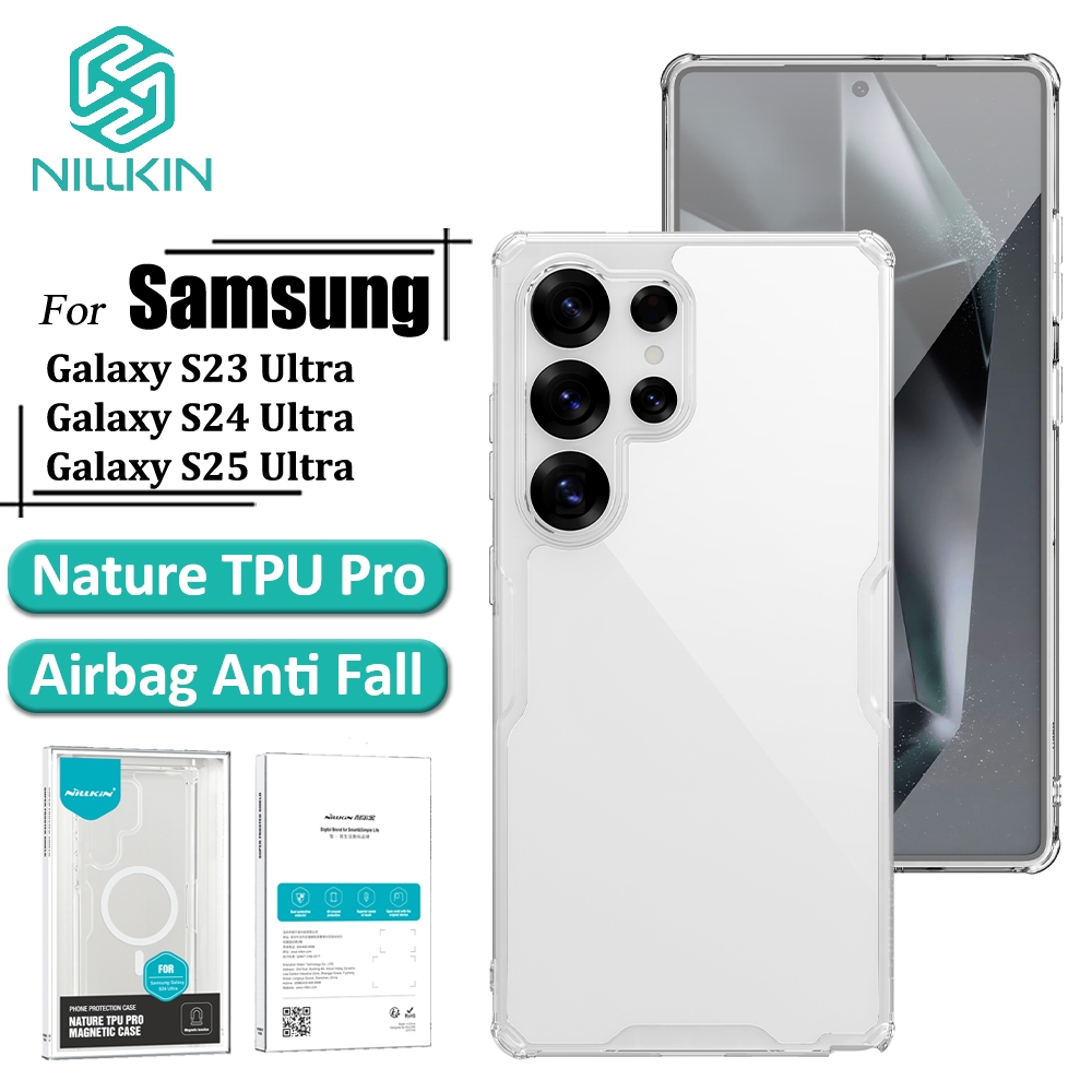 Ảnh Ốp điện thoại Nillkin Nature Pro Samsung S25 Ultra S24 Ultra S23 Ultra S22 Ultra S25 Plus Ốp điện thoại TPU mềm sang trọng 1