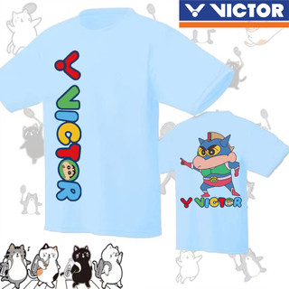 Victor Áo Sơ Mi Cầu Lông Vật Liệu Mới Kháng Khuẩn Mồ Hôi Quần Áo Cầu Lông Nữ Thể Thao Top Victor Áo Sơ Mi