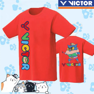 Victor Áo Sơ Mi Cầu Lông Vật Liệu Mới Kháng Khuẩn Mồ Hôi Quần Áo Cầu Lông Nữ Thể Thao Top Victor Áo Sơ Mi