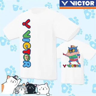 Victor Áo Sơ Mi Cầu Lông Vật Liệu Mới Kháng Khuẩn Mồ Hôi Quần Áo Cầu Lông Nữ Thể Thao Top Victor Áo Sơ Mi