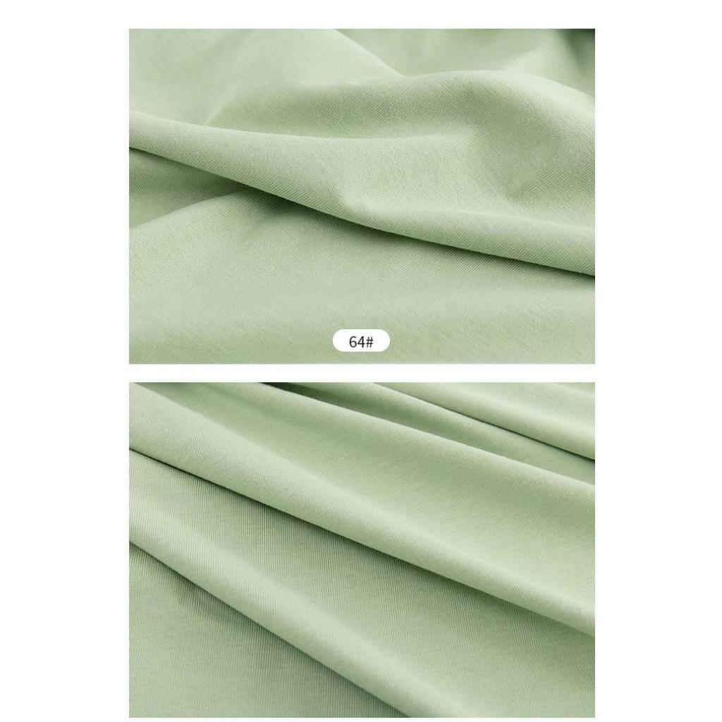 40S 100% Cotton Vải DIY Áo Thun Màu Trơn Vải Thoáng Khí Cho Trẻ Em Mặc 0.5 Mét K303096