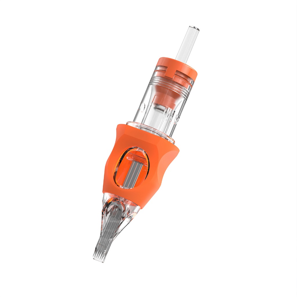 Wormhole Tattoo Cartridge Kim 20 Cái / 50 Chiếc Chuyên Nghiệp Dùng Một Lần Khử Trùng Hình Xăm Kim An Toàn RL / RM / RS #12 Tiêu chuẩn