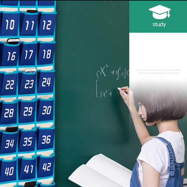 Di Động Di Động Di Động Túi Bảo Quản Điện Thoại Ký Túc Xá Lớp Học 30 / 36 / 42 / 48 Túi Lớp Học Tường Cửa Treo Túi Đồ