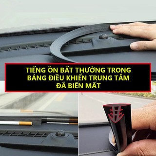 Seametal bảng điều khiển xe hơi viền nẹp kính chắn gió phía trước cách âm cao su viền nẹp xe hơi phổ thông Cửa sổ âm thanh bất thường dải