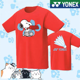 Áo sơ mi yonex lưới nhanh khô yonex áo sơ mi cầu lông yy sport top 111473 Trang phục cặp đôi nam nữ ngắn tay