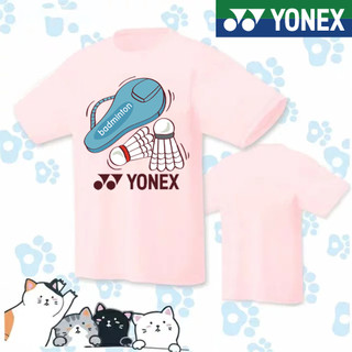 Áo Sơ Mi Cầu Lông Yonex 2025 Mới YY Áo Sơ Mi Cầu Lông 114531 Câu lạc bộ nam nữ Áo thun ngắn tay thể thao khô nhanh