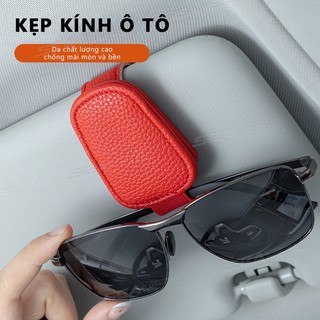 Giá đỡ kẹp kính mắt ô tô SEAMETAL gắn tấm che nắng, đựng thẻ vé, hút từ tính, ổn định, móc treo kính