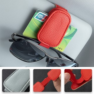 Giá đỡ kẹp kính mắt ô tô SEAMETAL gắn tấm che nắng, đựng thẻ vé, hút từ tính, ổn định, móc treo kính
