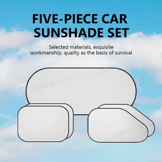 Seametal Cửa Sổ Ô Tô Che Nắng Có Thể Gập Lại Phía Trước Mặt Sau Cửa Sổ Che Nắng Che Nắng Phía Sau Kính Chắn Gió Che Nhiệt Chống Nắng