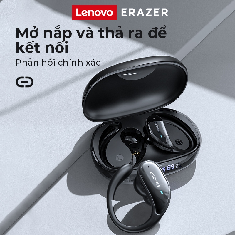 ERAZER XT80 Pro AI bị lỗi Tai nghe Bluetooth ANC khử tiếng ồn thông minh kết cấu tần số thấp Tai nghe không dây IPX5 tai nghe thể thao chống nước | BigBuy360 - bigbuy360.vn