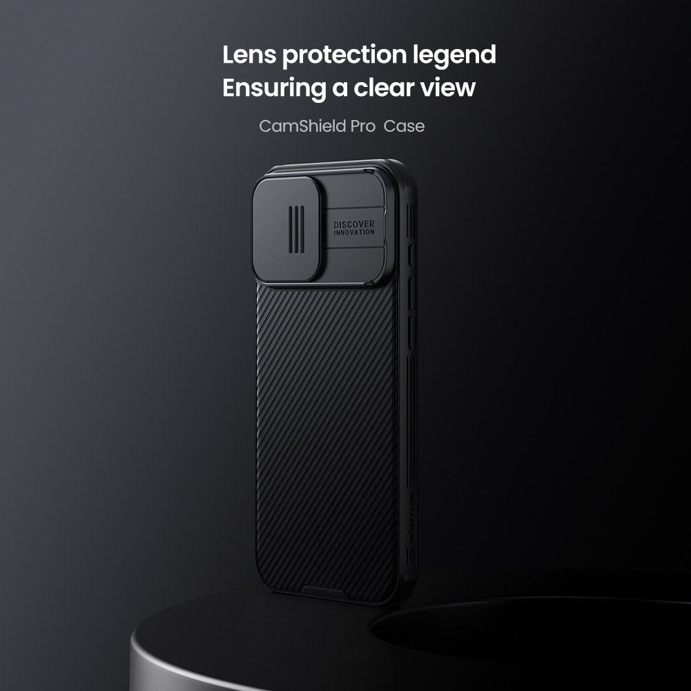 Nillkin Cho Apple iPhone 16 Pro Max / iPhone 15 Pro Max / 15 16 Plus Camshield PC TPU Bảo Vệ Ống Kính Máy Ảnh Trượt Trượt Chống Sốc Ốp Lưng Cứng Vỏ Điện Thoại Vỏ Bảo Vệ