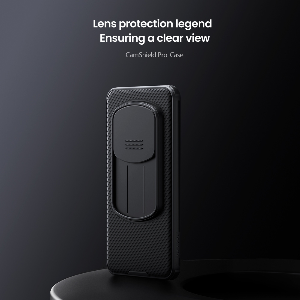 Nillkin Cho Honor Magic 7 Pro 6 5 Camshield Pro PC TPU Bảo Vệ Ống Kính Máy Ảnh Trượt Trượt Chống Sốc Ốp Lưng Cứng Vỏ Điện Thoại Vỏ Bảo Vệ